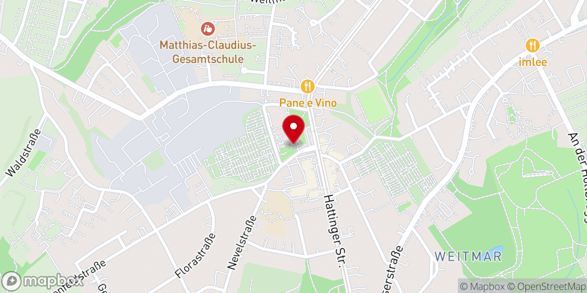 Map showing location of Gemeindebüro - Evangelische Kirchengemeinde Weitmar