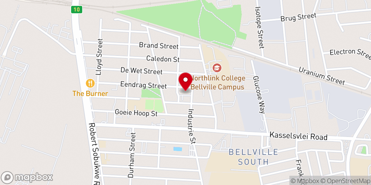 Map showing location of St. John’s Anglican Church