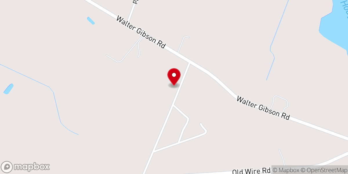 Map showing location of Center Grove Church