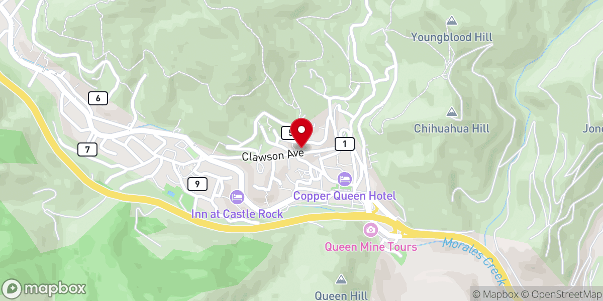 Map showing location of First United Methodist Church