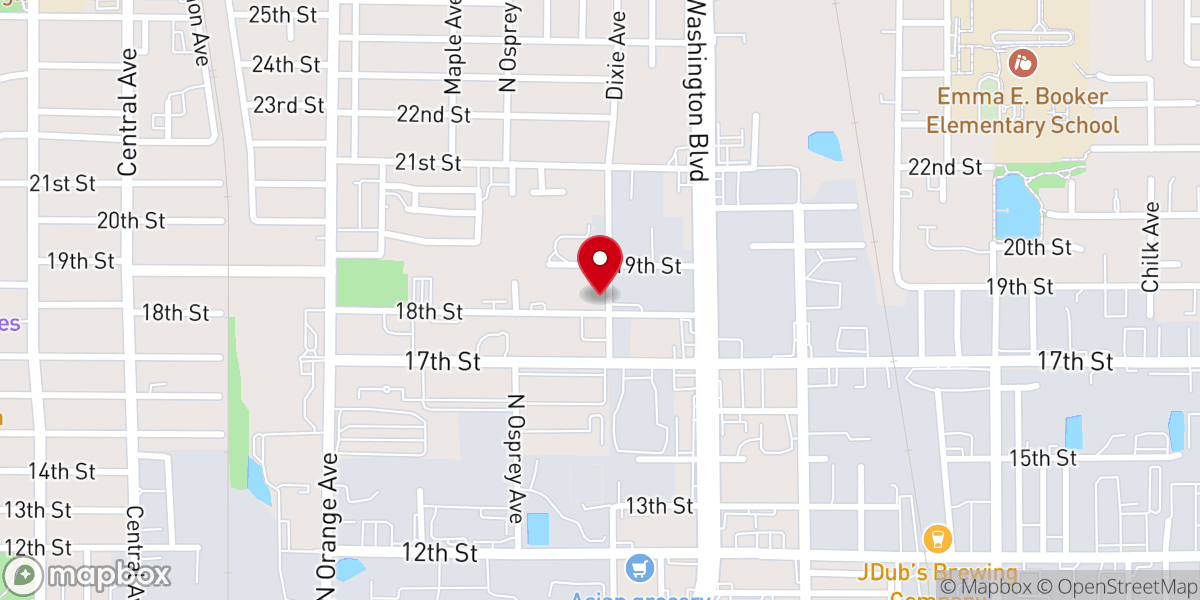 Map showing location of Newtown Gospel Chapel