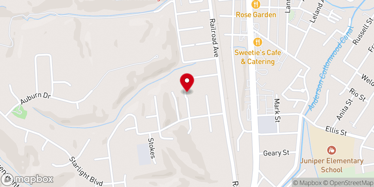Map showing location of Living Hope Compassion Ministries