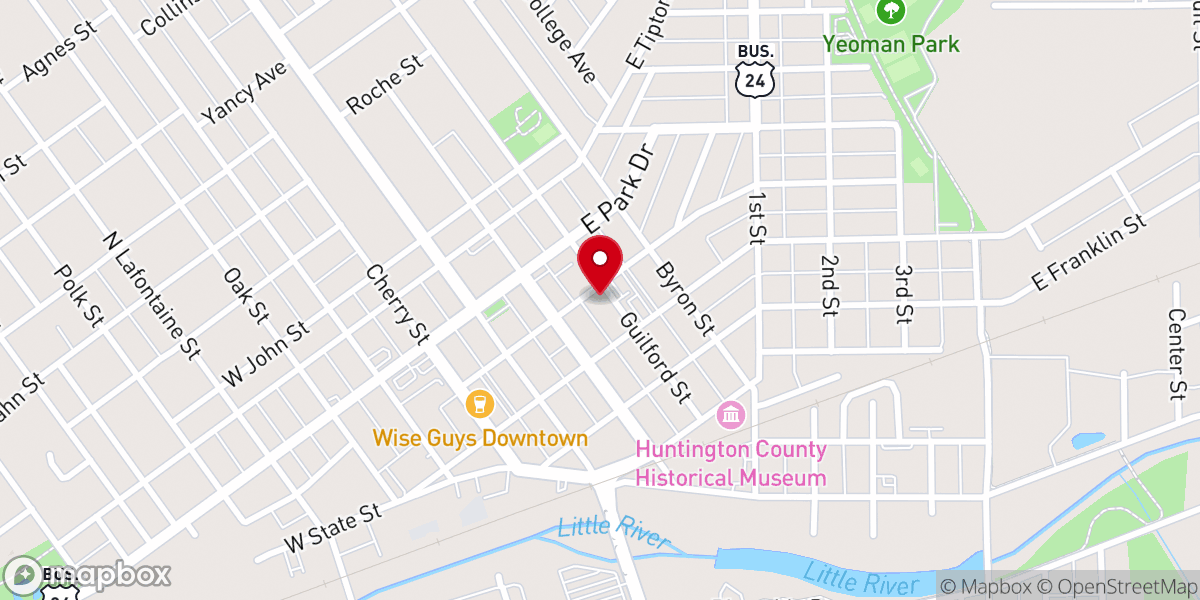 Map showing location of Place of Grace