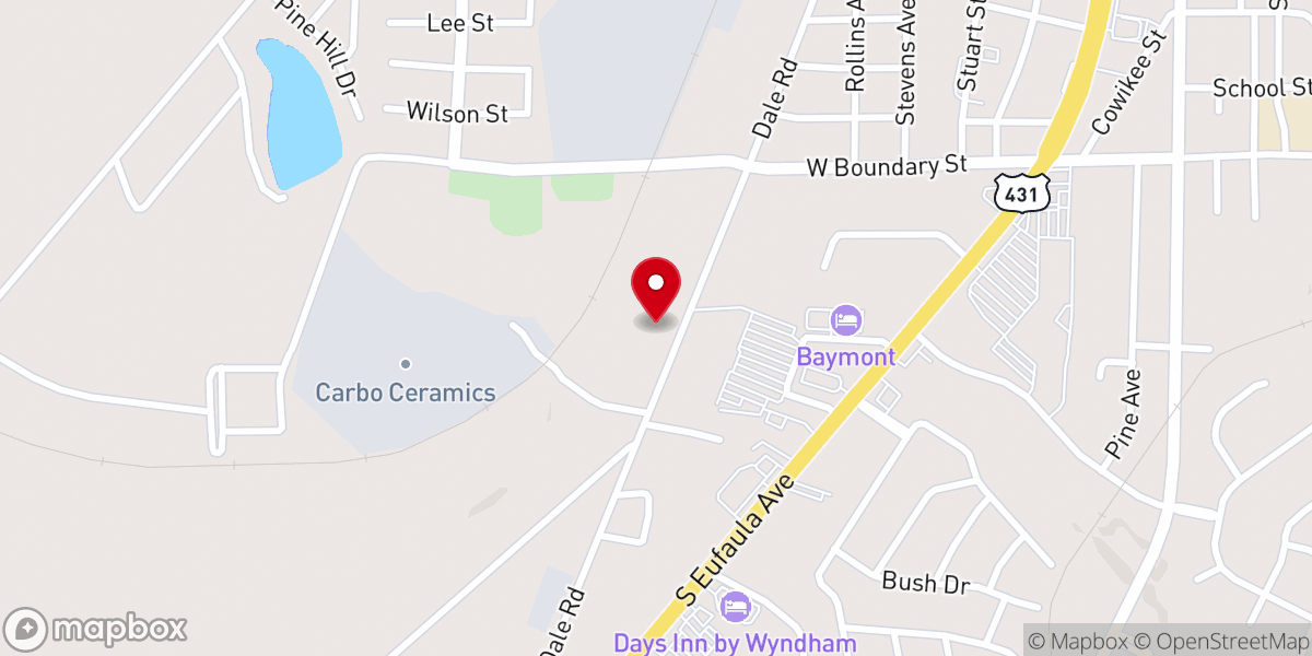 Map showing location of Lords Church