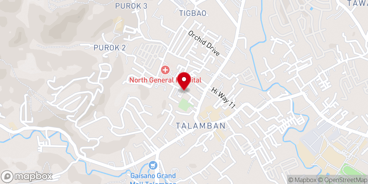 Map showing location of Gospel of Christ Baptist Church