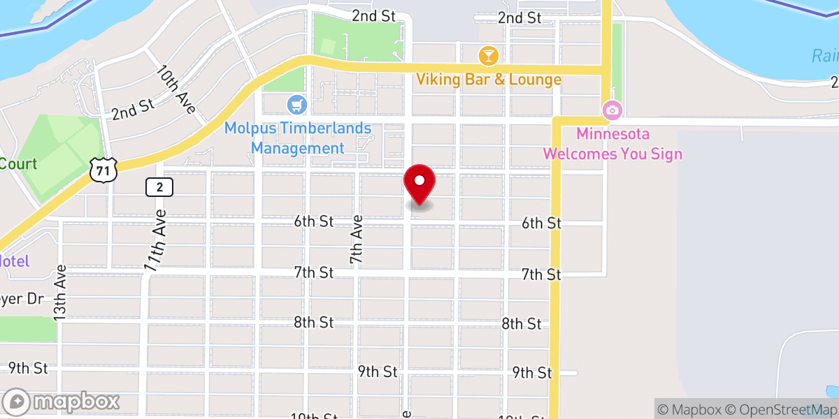 Map showing location of Zion Lutheran Church