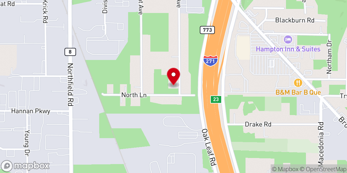 Map showing location of Christ Memorial Word Church
