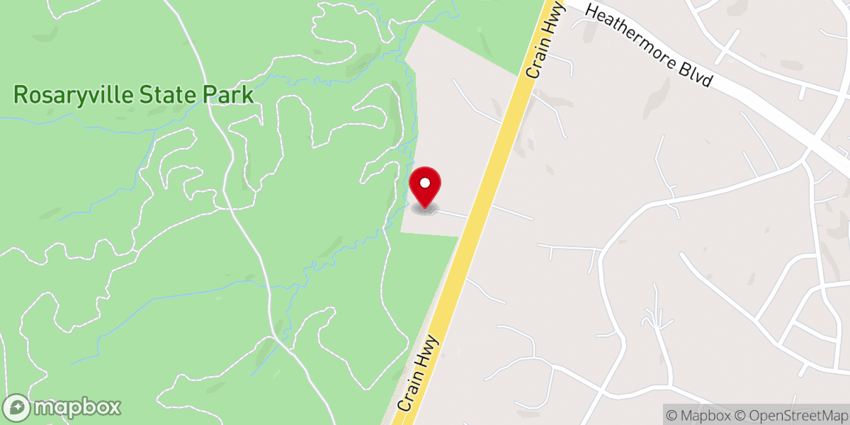 Map showing location of Concordia Lutheran Church