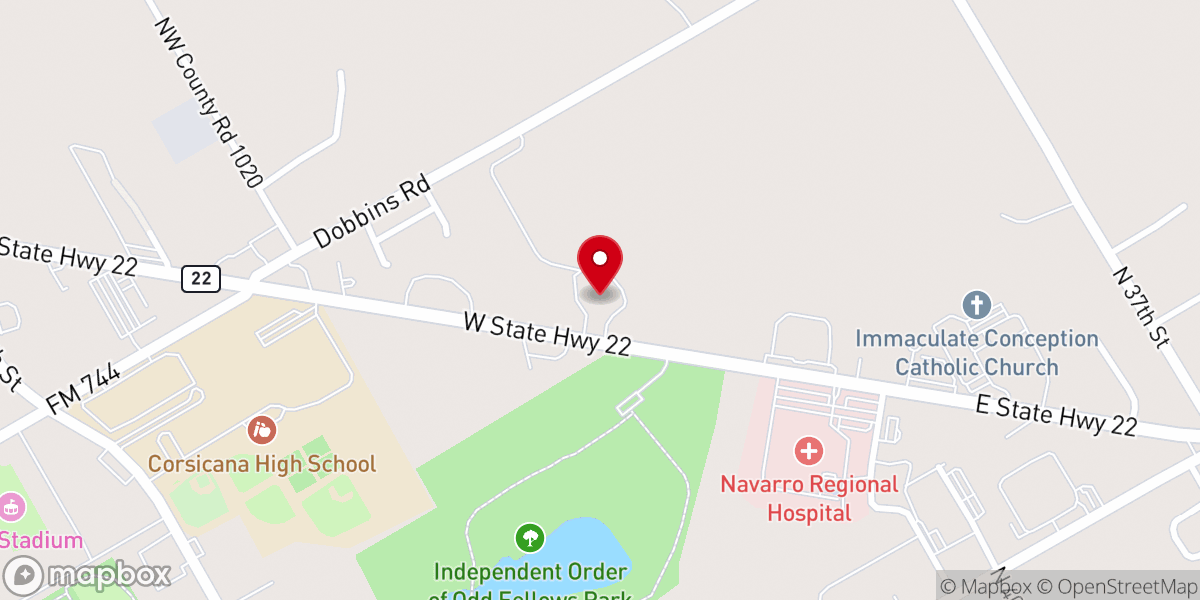 Map showing location of Westhill Church of Christ