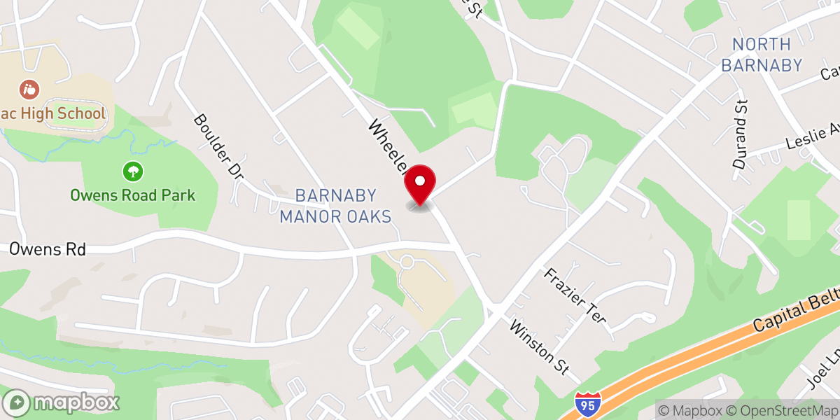 Map showing location of Good Shepherd Baptist Church