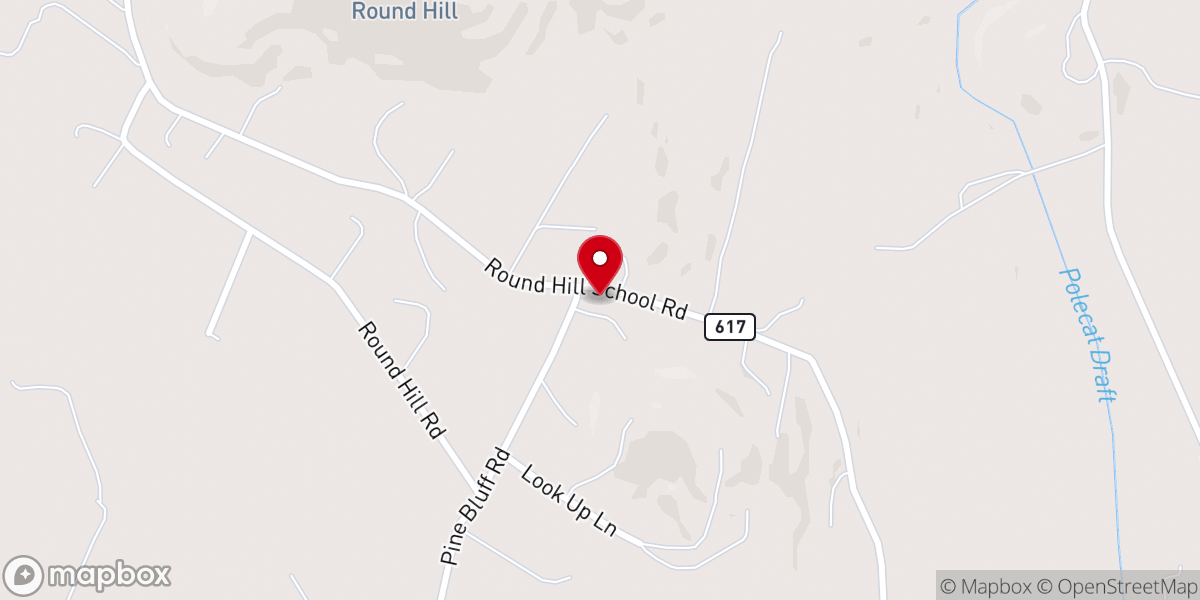 Map showing location of Mt Bethel Baptist Church