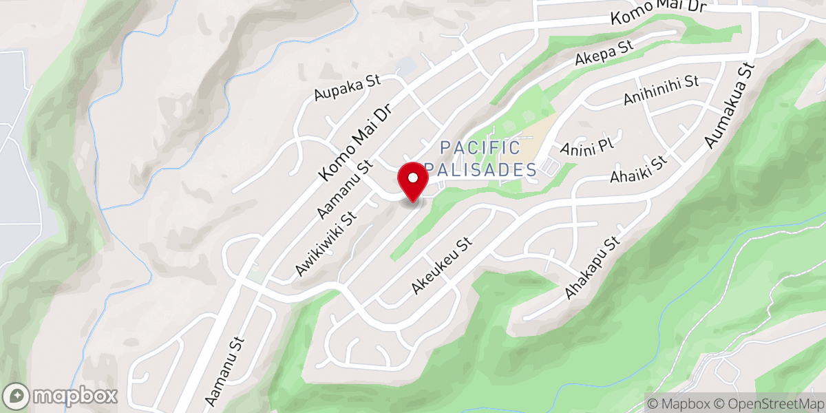 Map showing location of Palisades Community Chapel Assembly of God