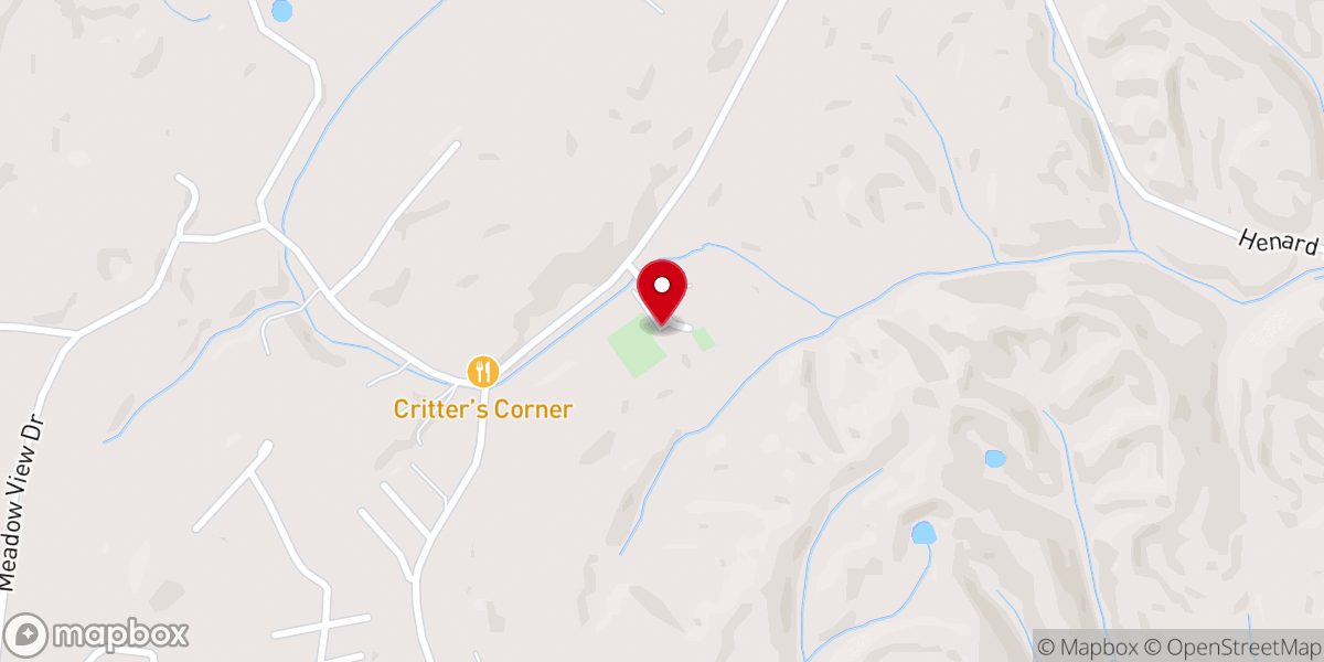 Map showing location of Brown Springs Baptist Church