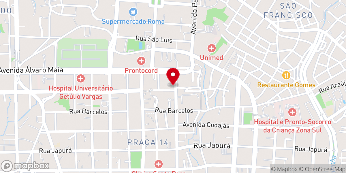 Map showing location of Igreja Evangélica Assembleia de Deus Tradicional