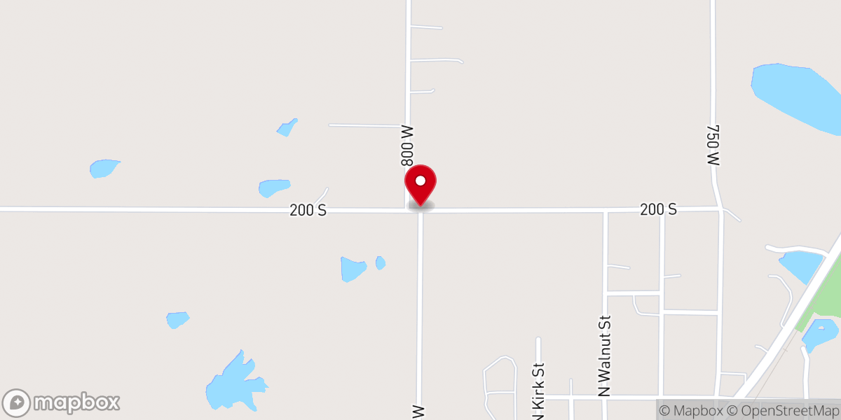 Map showing location of Open Arms Christian Ministries