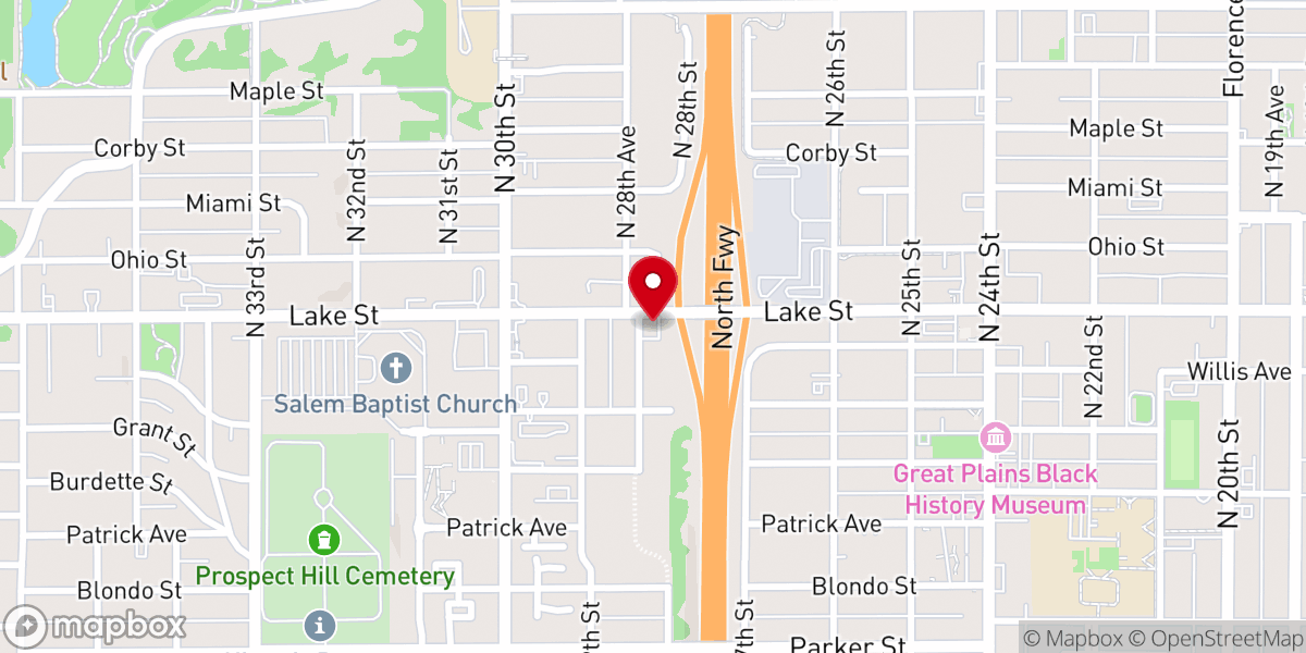 Map showing location of Immanuel Community Church