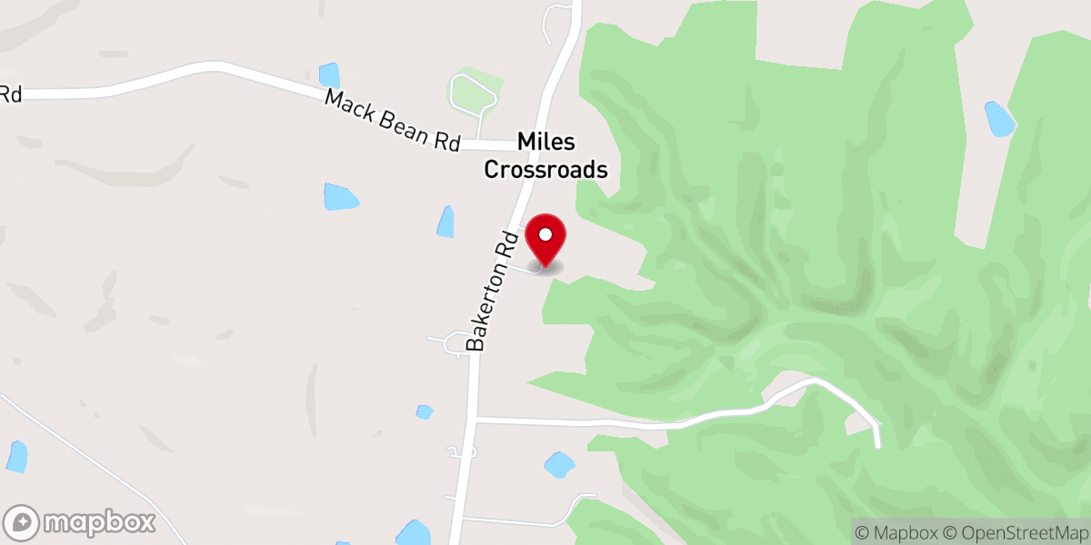 Map showing location of Milestown Church of Christ
