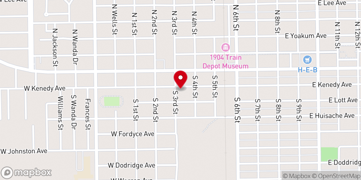Map showing location of Keepers of the Lighthouse Ministries