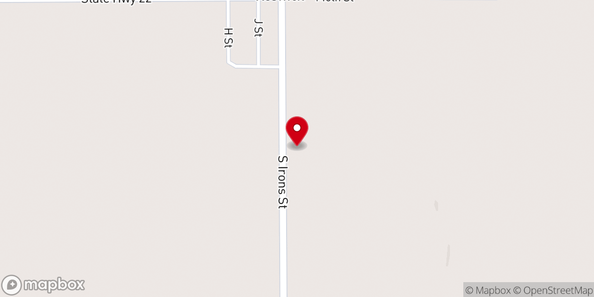 Map showing location of New Life Fellowship Church