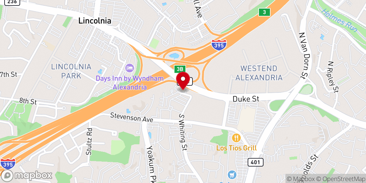 Map showing location of Virginia Evangelical Lutheran Church Mekane Yesus - የቨርጂኒያ ወንጌላዊት ሉተራን ቤተ ክርስቲያን መካነ ኢየሱስ