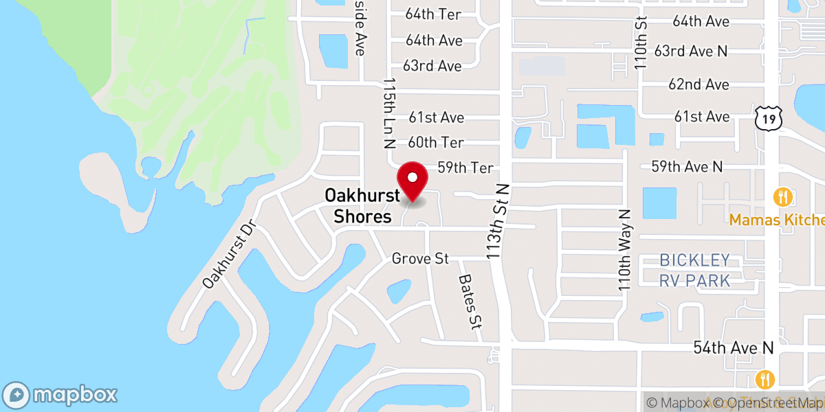 Map showing location of Faith Community Church