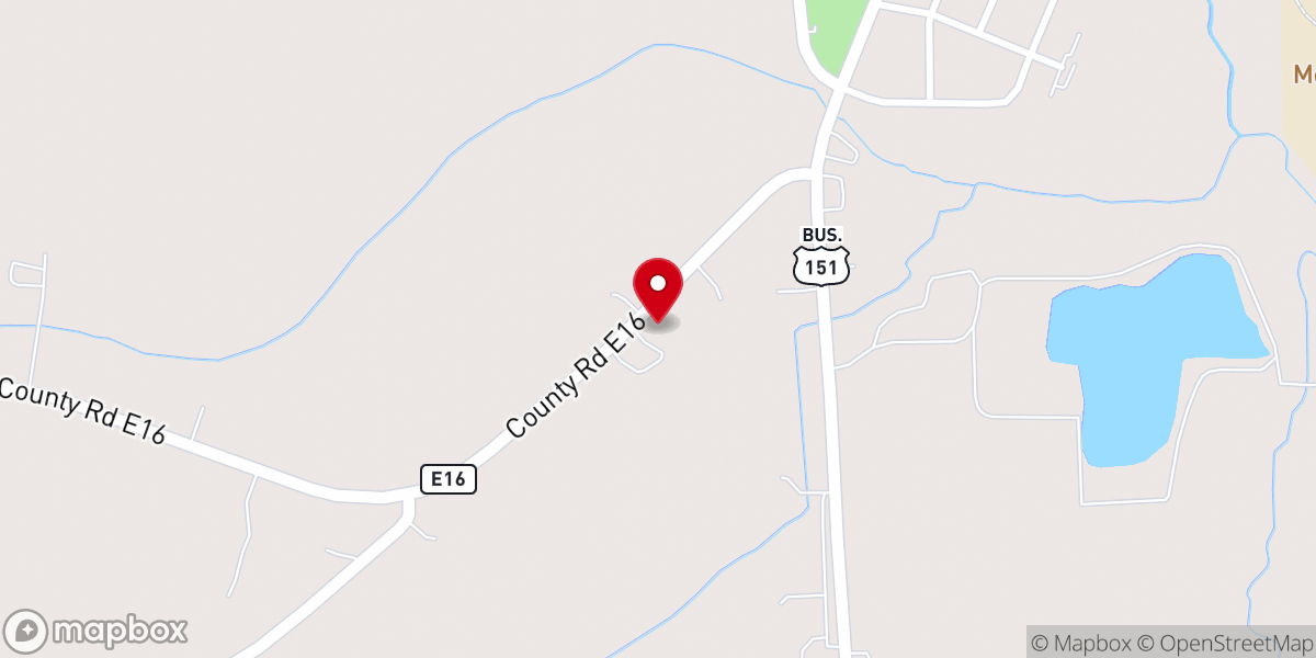 Map showing location of New Life Community Church of the Nazarene