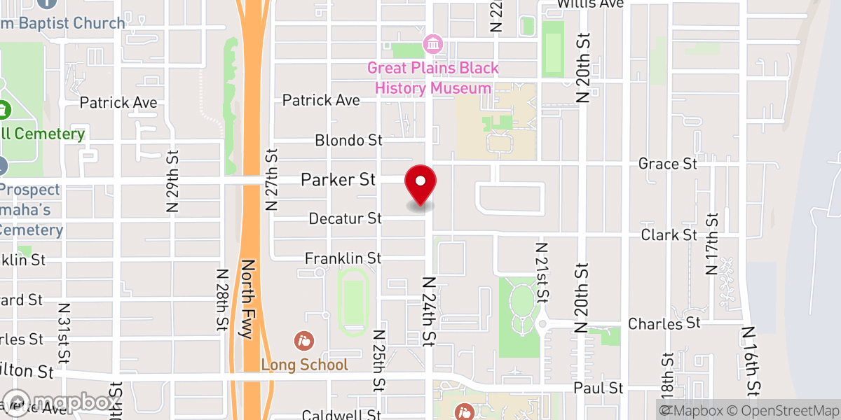 Map showing location of Second Advent Church