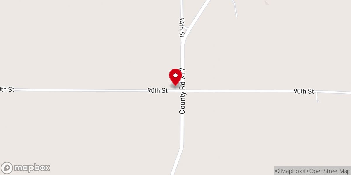 Map showing location of Spring Run Church
