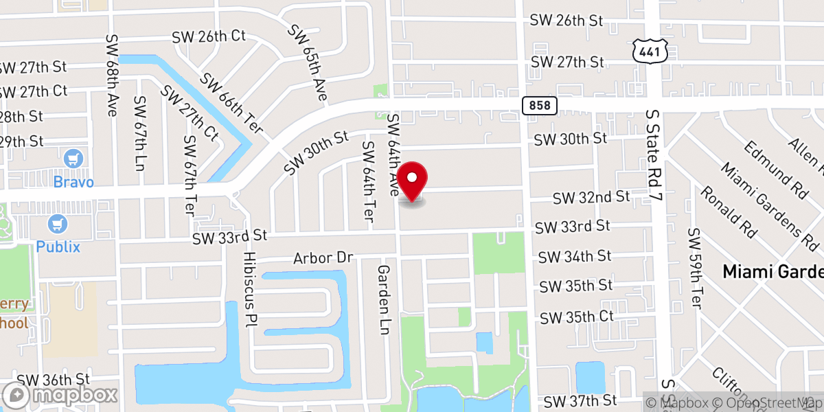 Map showing location of Jerusalem Community Church