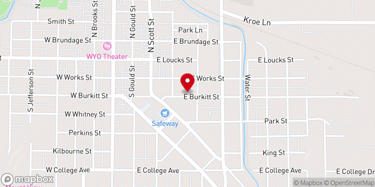 Map showing location of Holy Name Catholic Church Thrift