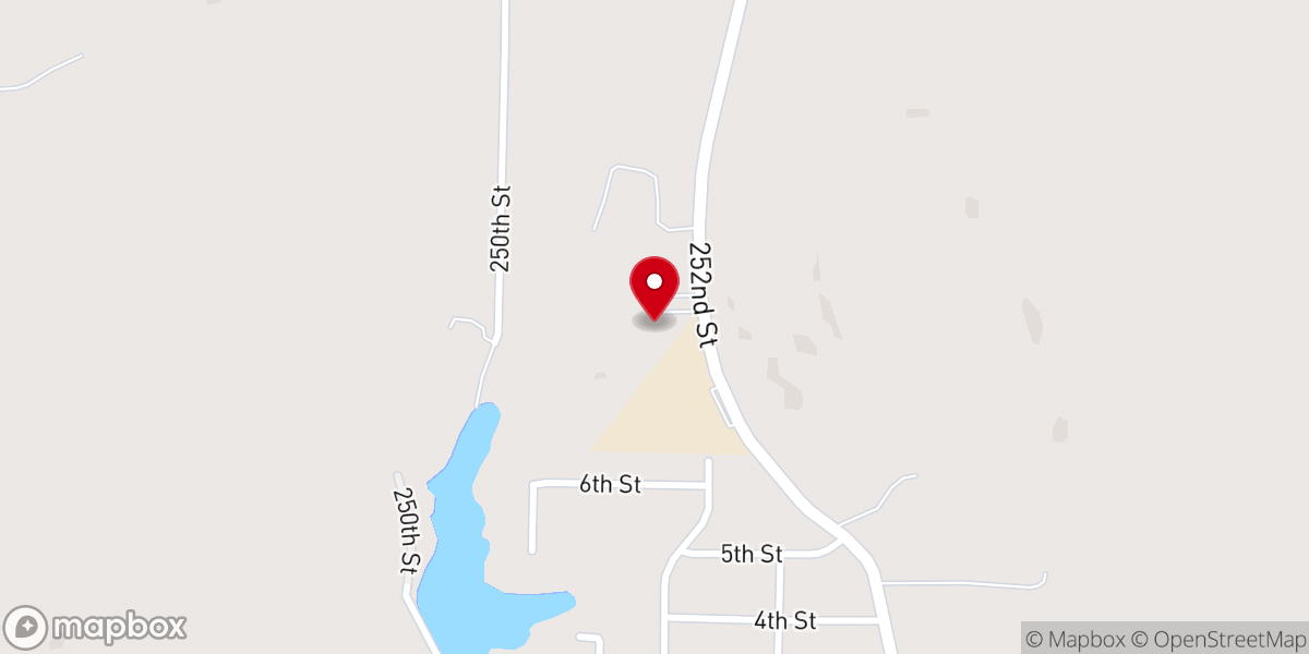 Map showing location of Saint Anthony's Catholic Church
