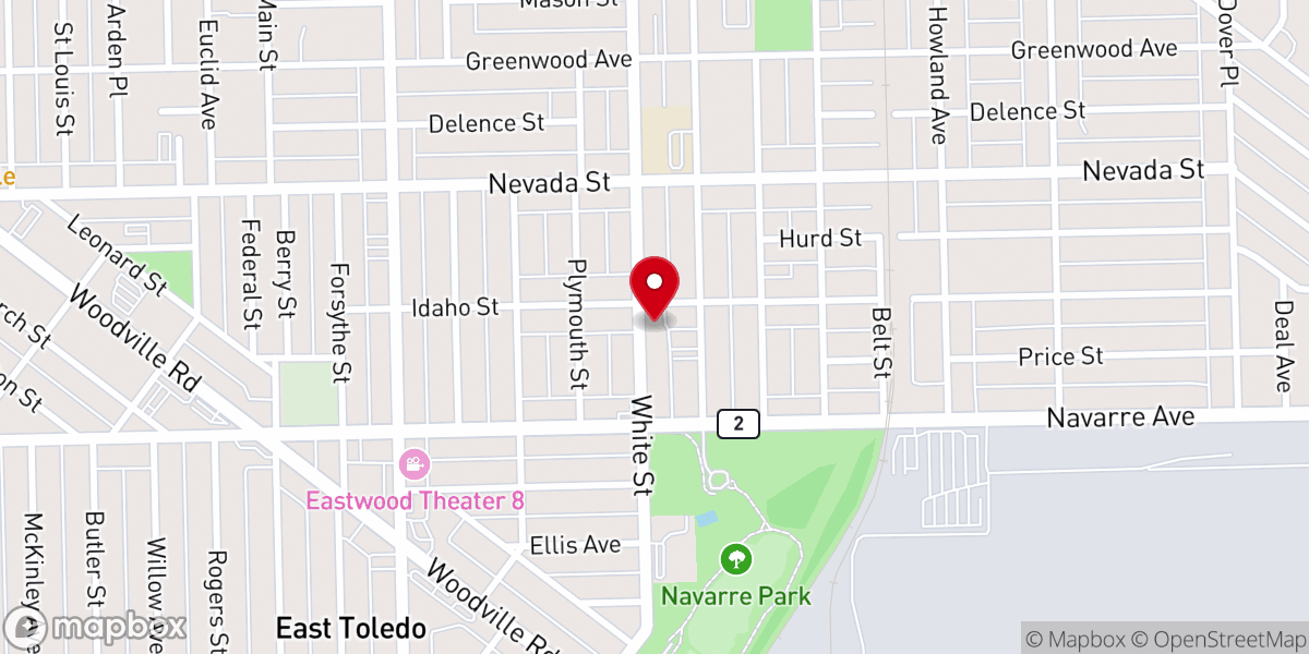 Map showing location of St. Thomas Aquinas