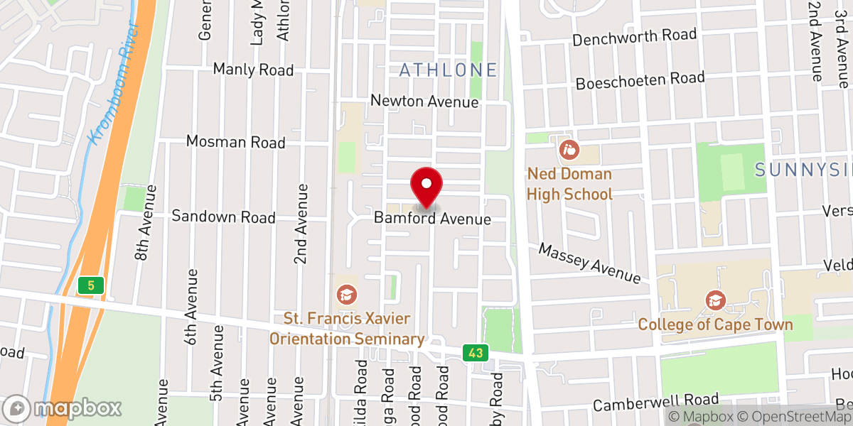 Map showing location of St Mark's Church (Anglican)