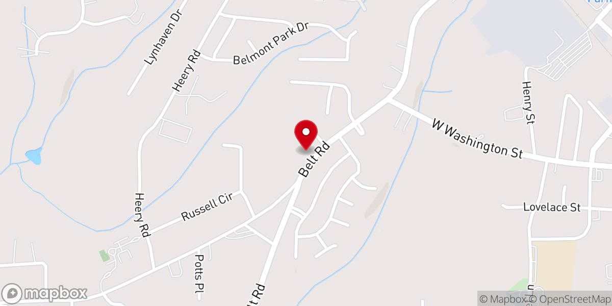 Map showing location of Disciples of Jesus Church-" A Residential Facility of Worship"