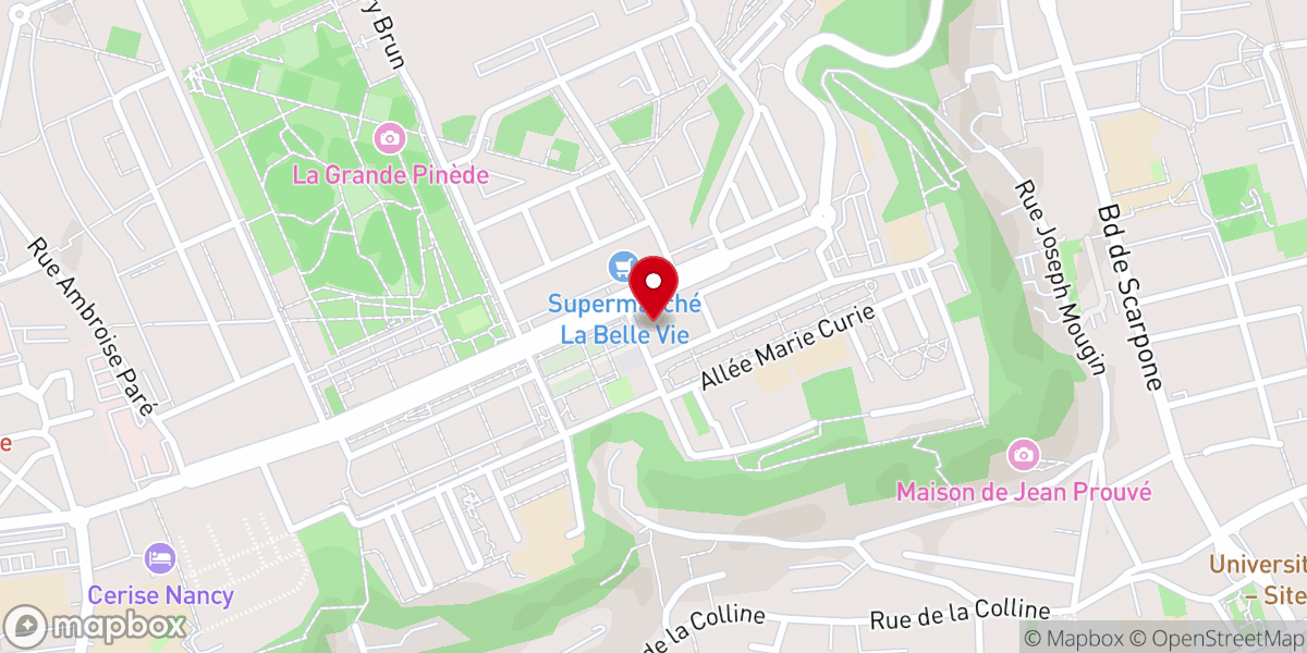 Map showing location of Église de la Vierge-des-Pauvres
