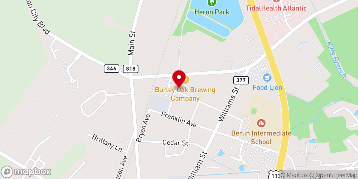 Map showing location of Berlin Church of Christ