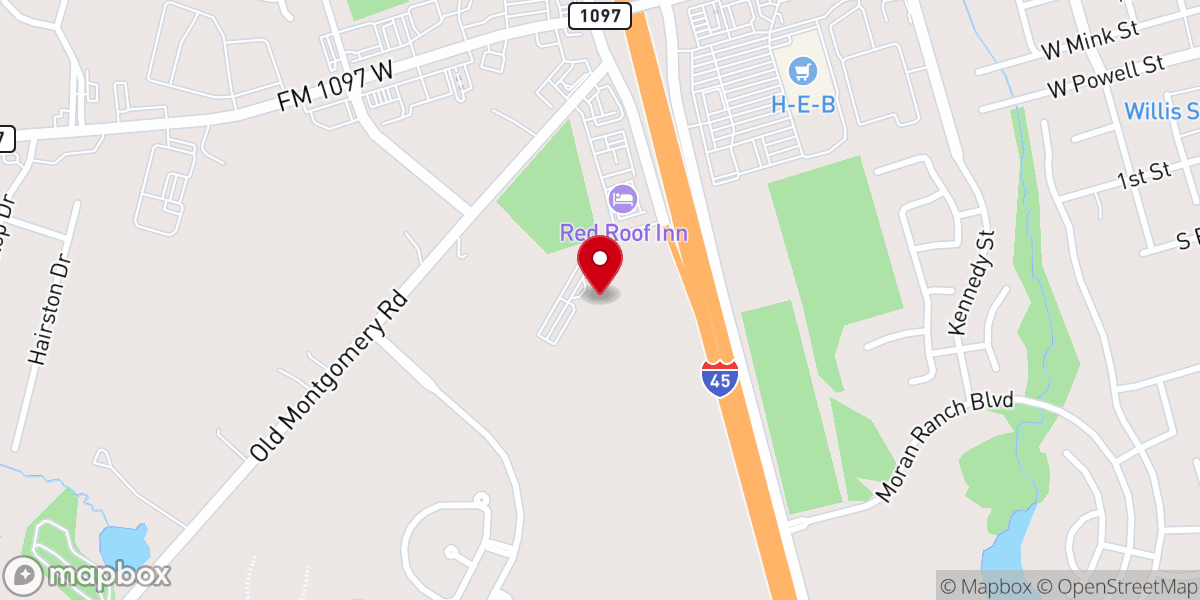 Map showing location of Champion Family Willis