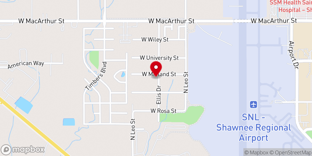 Map showing location of Grace Church