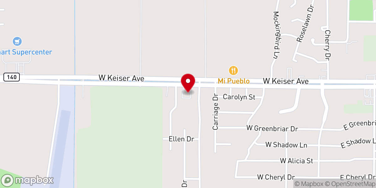 Map showing location of Bethel Church of Osceola