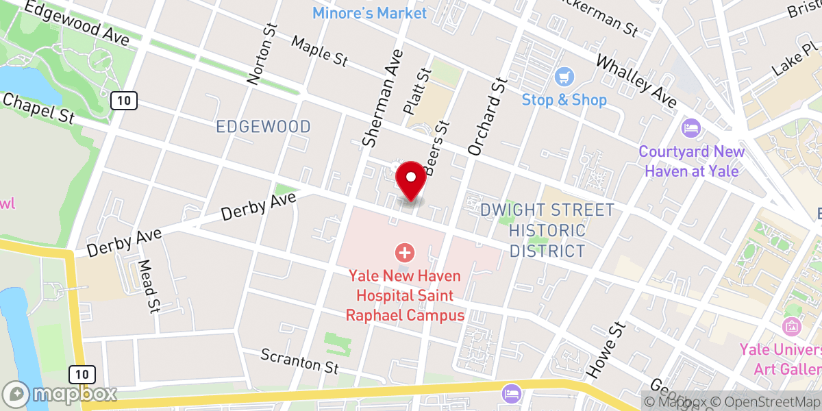 Map showing location of Chapel Medical Center
