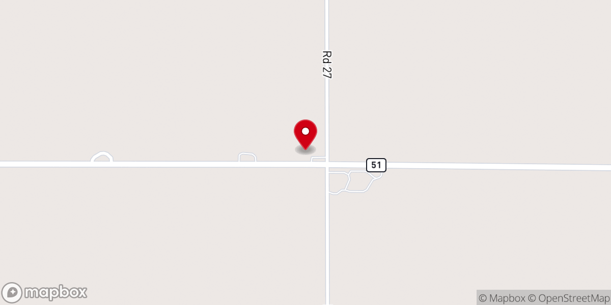 Map showing location of Lone Star Friends Parsonage