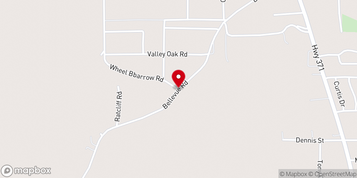 Map showing location of Mt. Sariah Baptist Church