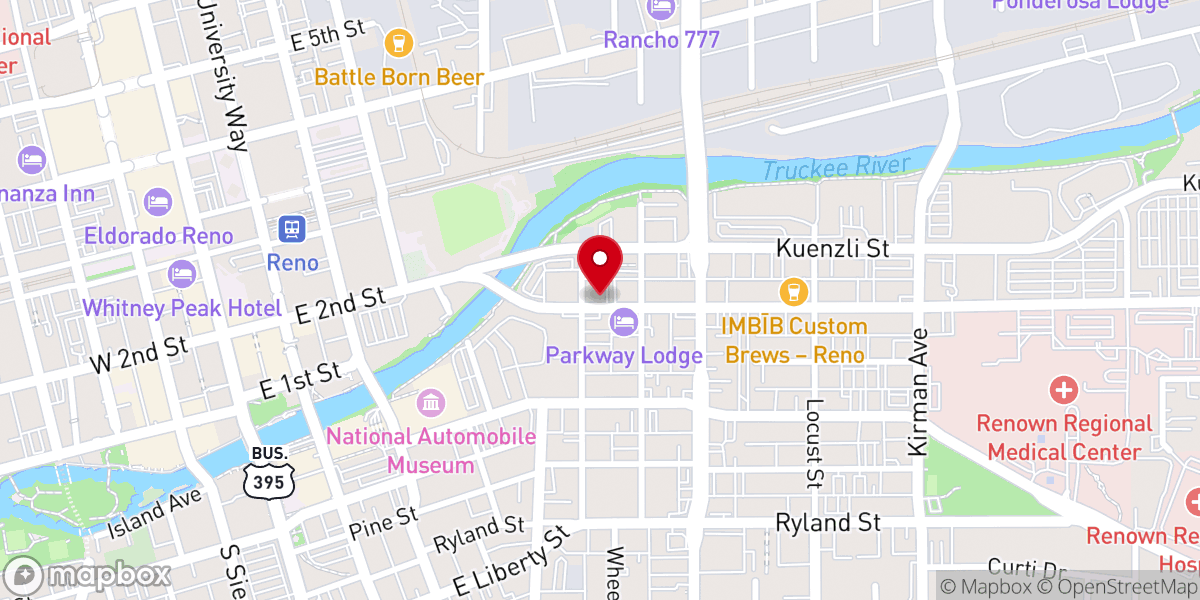 Map showing location of Light of the Wilderness Christian Ministry