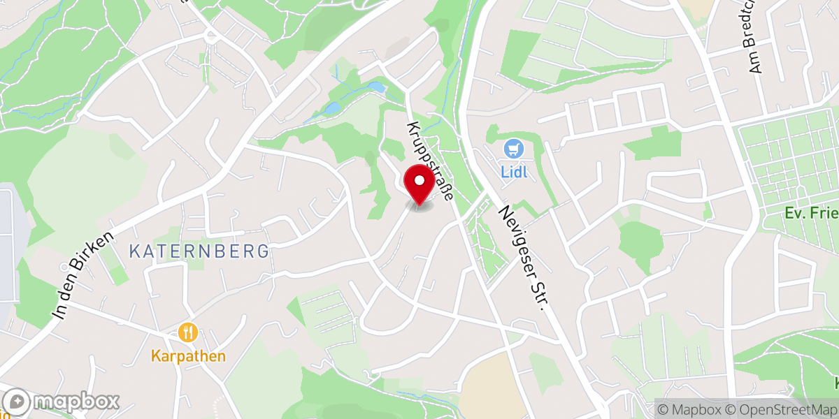 Map showing location of Auferstehungskirche - Evangelische Kirchengemeinde Elberfeld-Nord