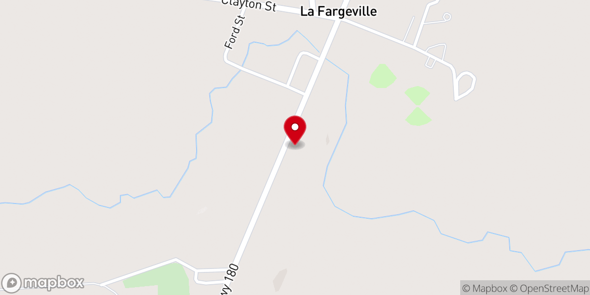 Map showing location of St. Paul's Episcopal (Orleans, New York)