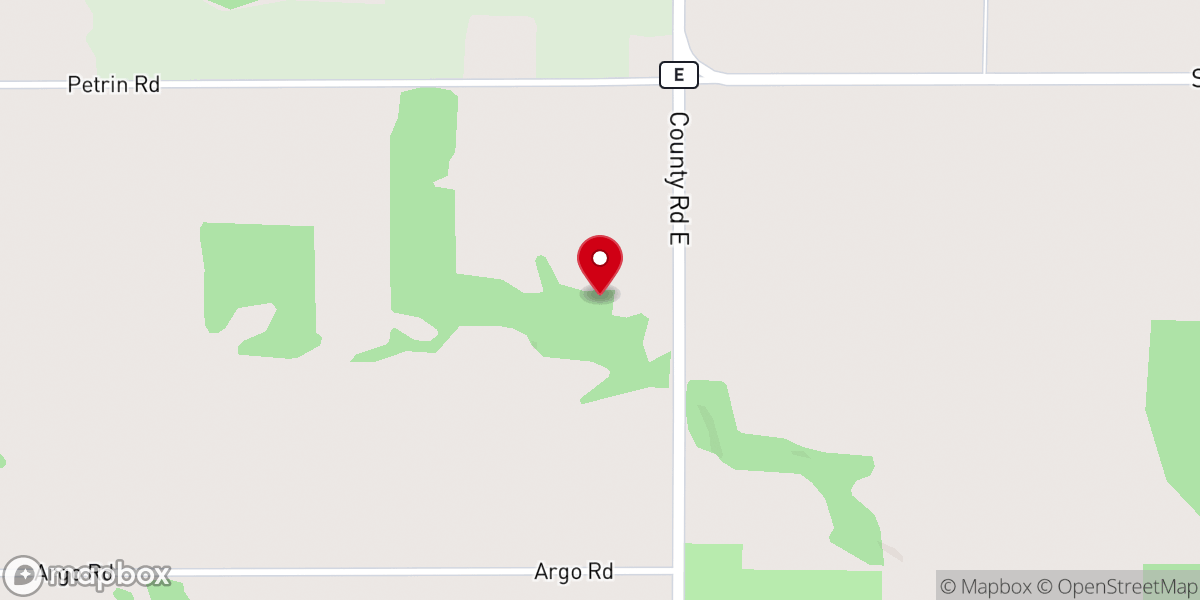 Map showing location of Sanborn Church