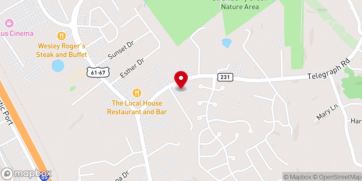 Map showing location of Salvation Army - Jefferson County - Food Distribution Center