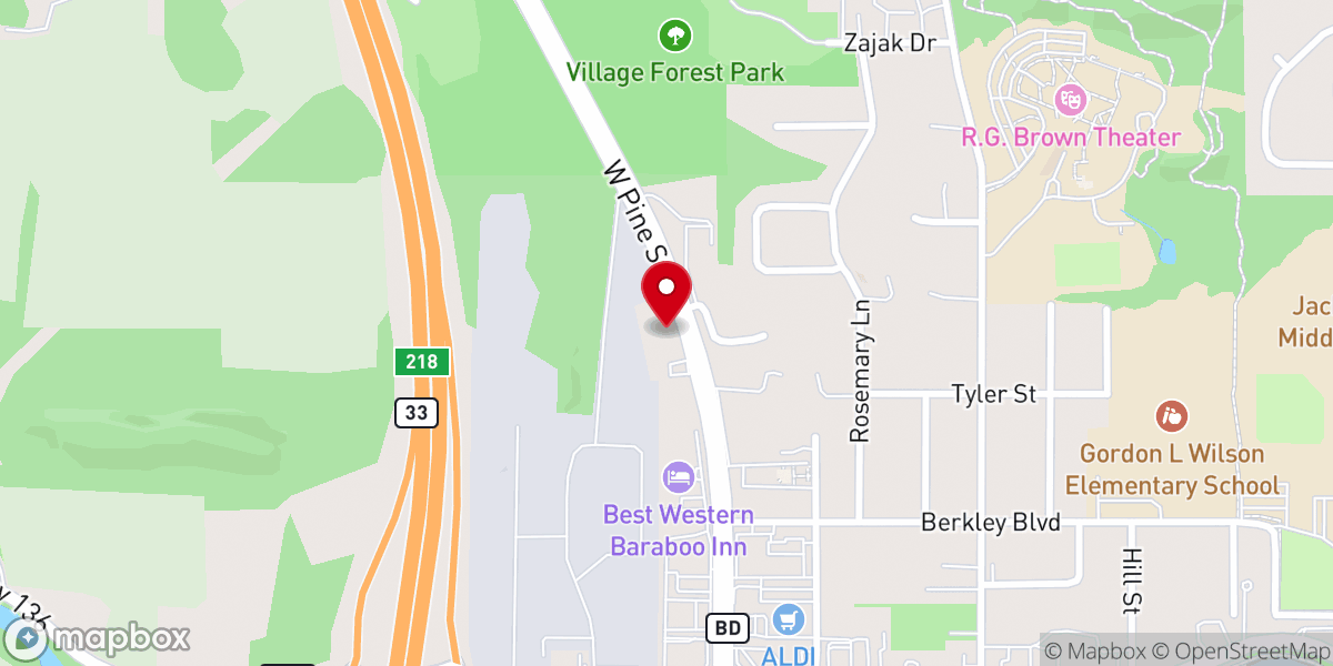 Map showing location of Welcoming Touch Ministries Inc