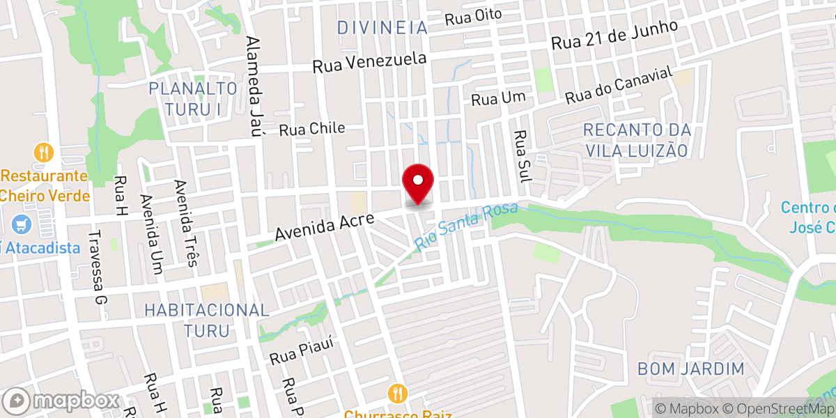 Map showing location of Igreja Batista Nacional Vinho Novo
