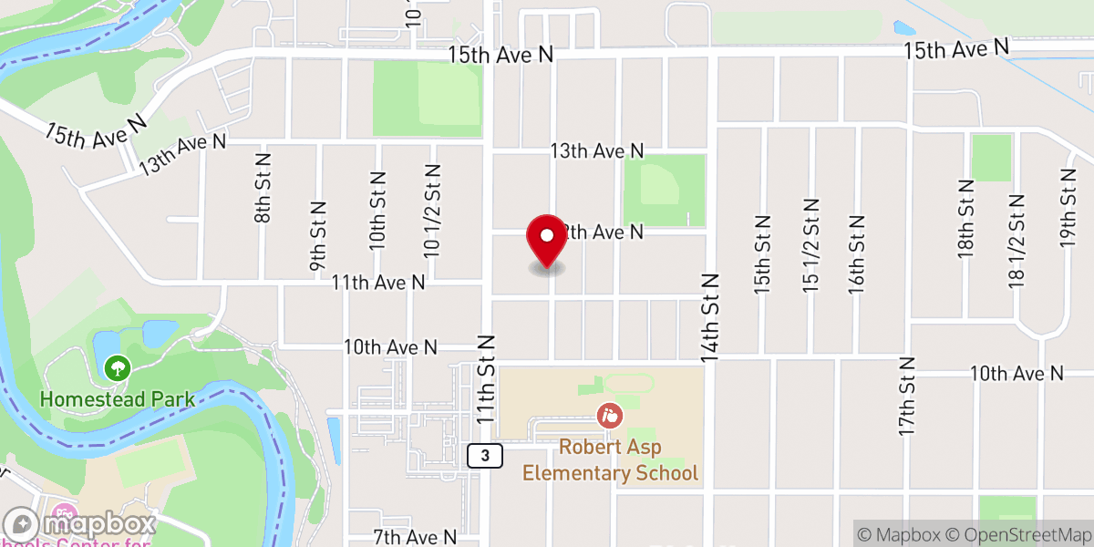 Map showing location of King of Glory Reformed Episcopal Church